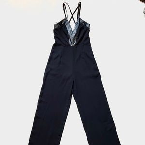 Women's Deep V Jumpsuit